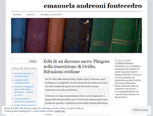 Tablet Screenshot of emanuelaandreoni.com